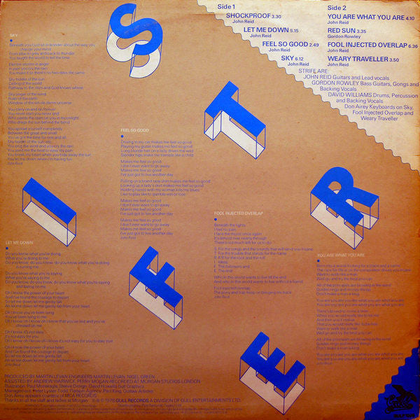 Strife | Back To Thunder (12" album)