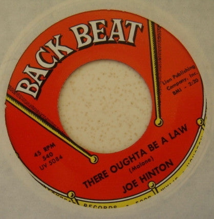Joe Hinton  | There Oughta Be A Law (7 inch single)