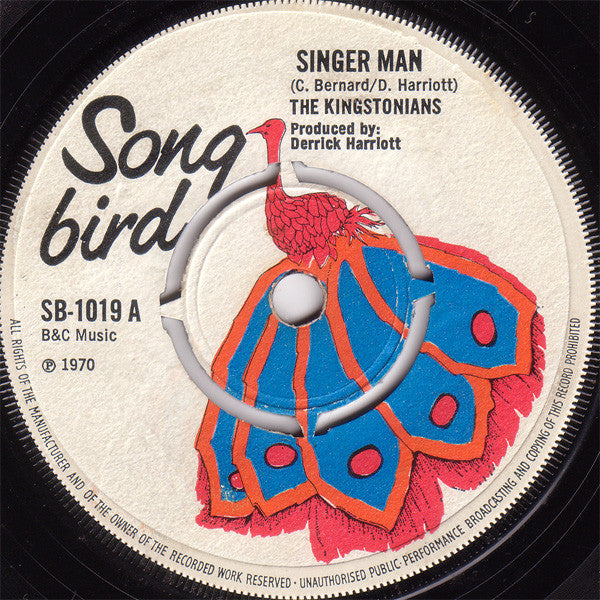 The Kingstonians | Singer Man (7" single)