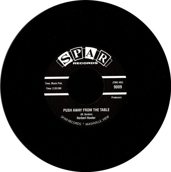 Herbert Hunter – I Was Born To Love You / Push Away From The Table ( 7" single)