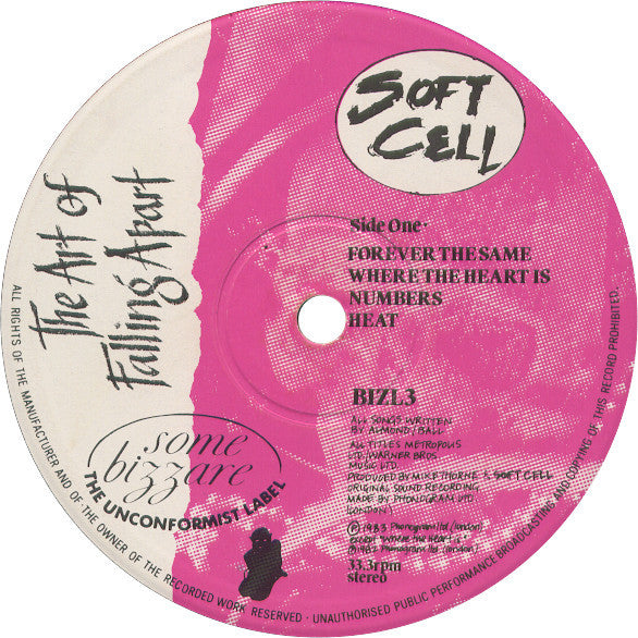 Soft Cell | The Art Of Falling Apart (12" album)