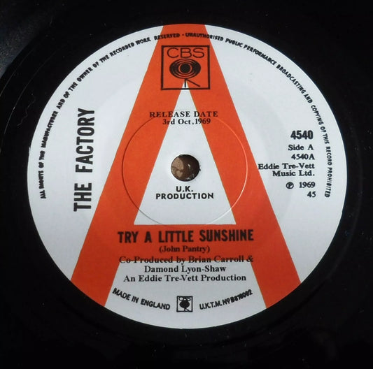 The Factory | Try A Little Sunshine (7" single)