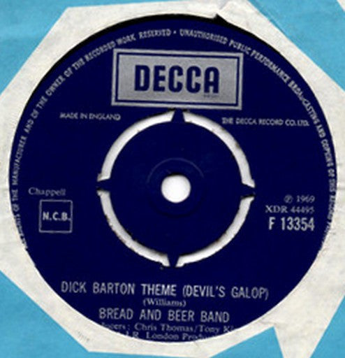 Bread And Beer Band | Dick Barton Theme (7 inch Single)