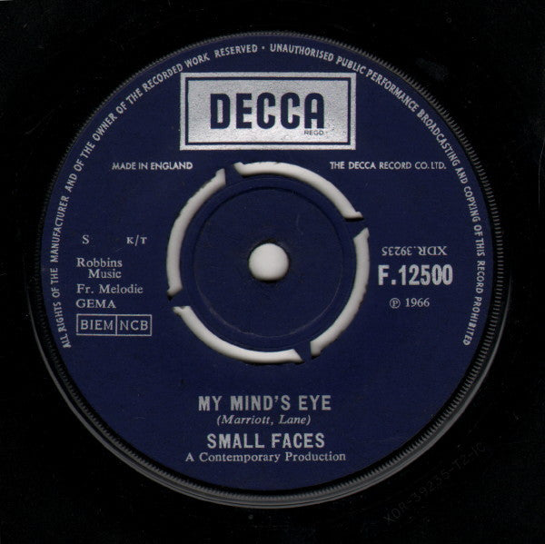 Small Faces | My Minds Eye (7 inch Single)