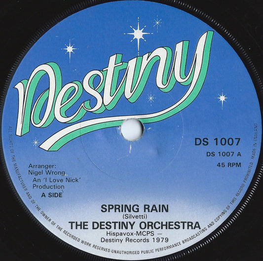 Destiny Orchestra | Spring Rain (7 inch Single)