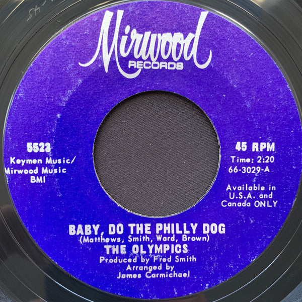 Olympics | Baby Do The Philly Dog (7 inch Single)