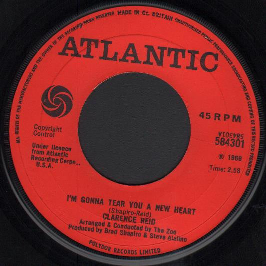 Reid, Clarence | Im Gonna Tear You A New Heart (7 inch Single)