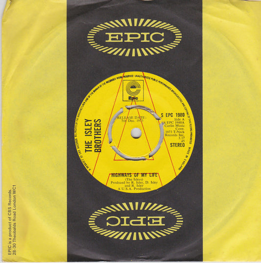 Isley Brothers | Highways Of My Life (7 inch Single)