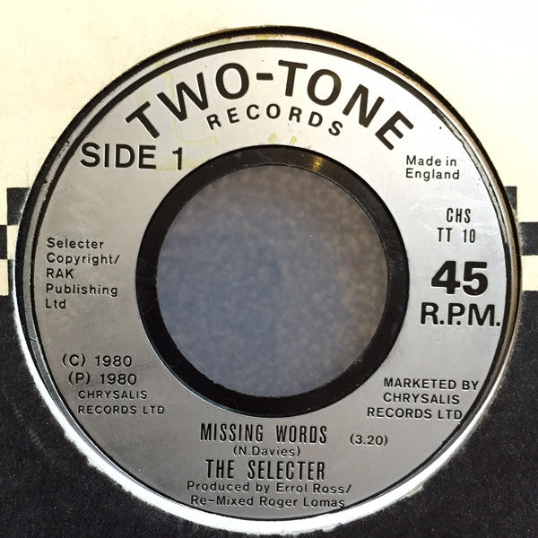 Selecter | Missing Words (7 inch Single)