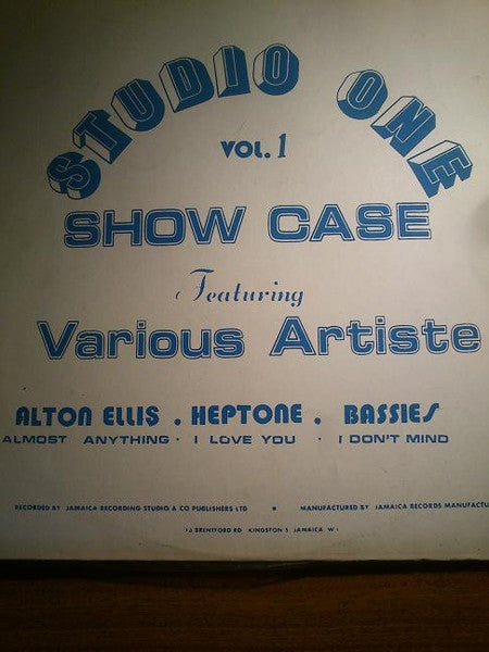 Various Artists | Studio One Show Case Volume 1 (12 inch Album)