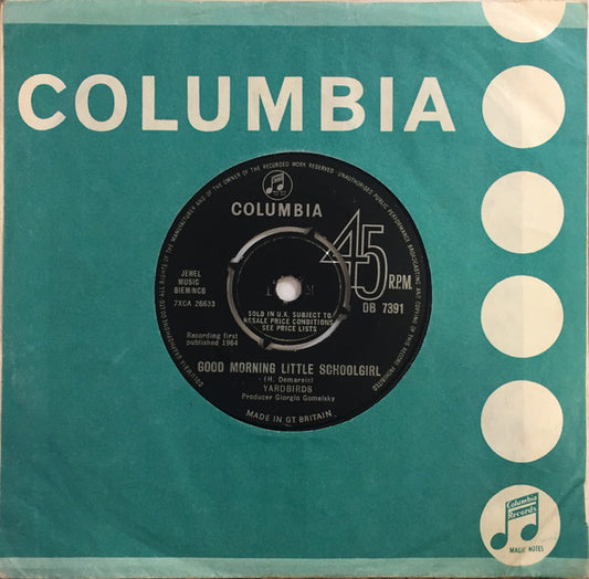 Yardbirds | Good Morning Little Scoolgirl (7 inch Single)