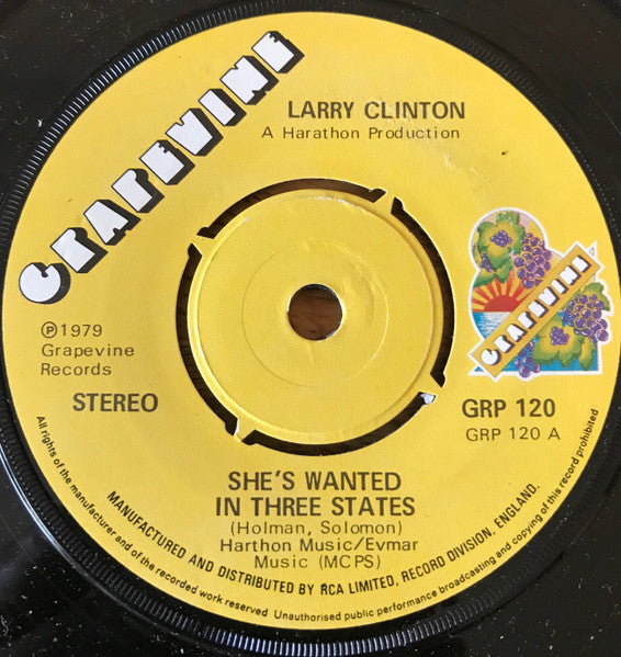 Larry Clinton | Shes Wanted In Three States (7 inch Single)