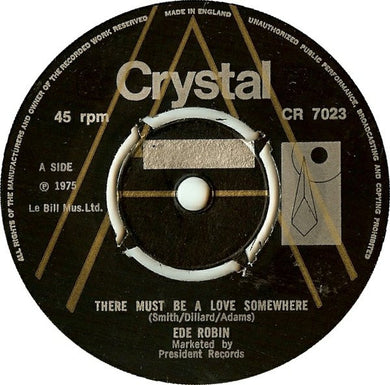 Ede Robin | There Must Be A Love Somewhere (single Soul, Northern Soul)
