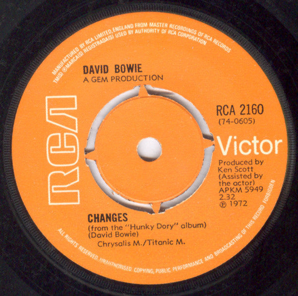 David Bowie | Changes (7 inch Single) - 2