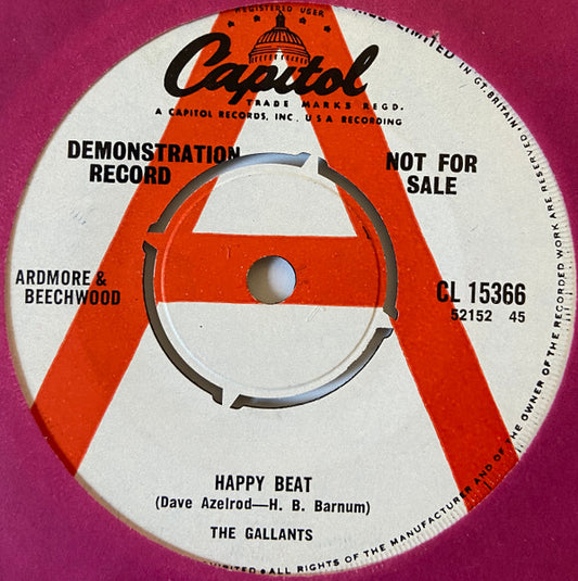 Gallants | Happy Beat (7 inch Single)