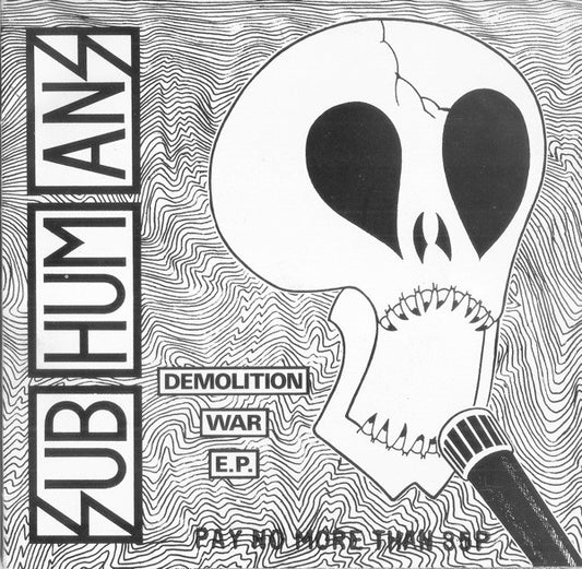 Subhumans | Demolition War EP (7 inch Single)