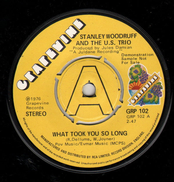 Woodruff, Stanley And The U S Trio | What Took You So Long (7 inch Single)