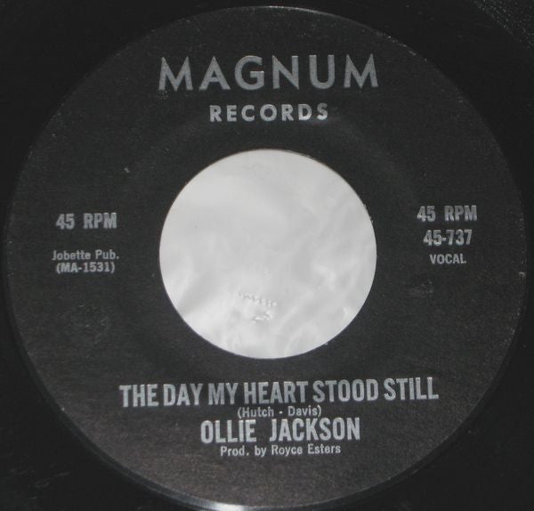 Ollie Jackson | The Day My Heart Stood Still (7 inch Single)