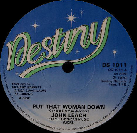 Leach, John | Put That Woman Down (7 inch Single)