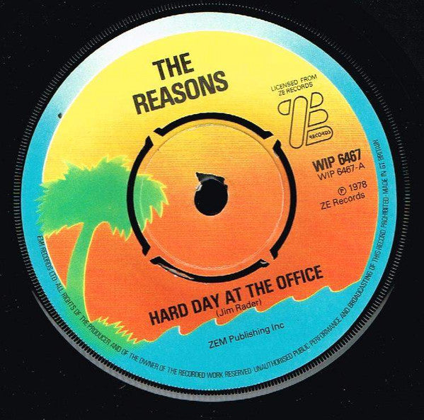 Reasons | Hard Day At The Office (7 inch Single)