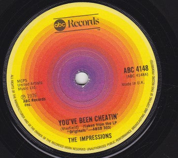 Impressions | You’ve Been Cheatin (7 inch Single)