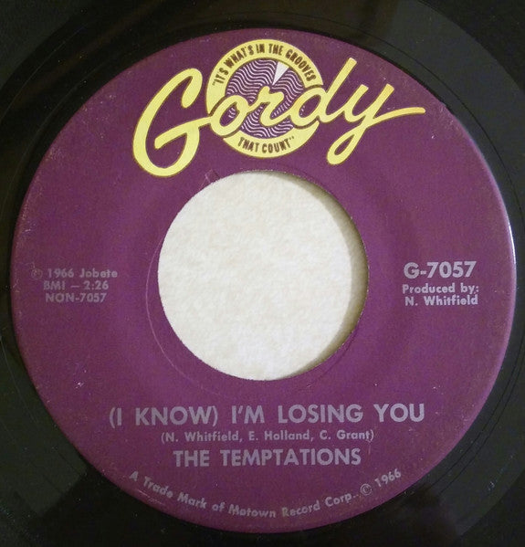Temptations | I'm Losing You (7 inch Single)