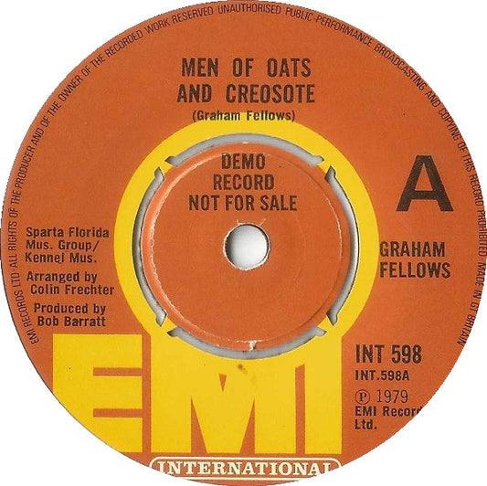 Graham Fellows | Men Of Oats And Creosote (7 inch single)
