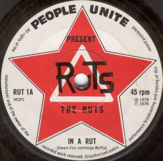 Ruts | In A Rut (7 inch Single)